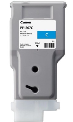 Inkoust Canon PFI-207C cyan