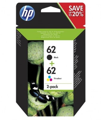Inkoust HP 62 N9J71AE sada black+color