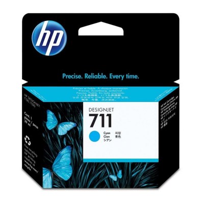 Inkoust HP 711 CZ130A cyan