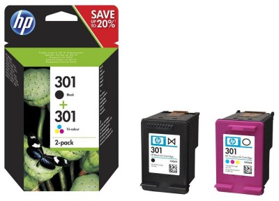 Inkoust HP 301 N9J72AE black+color