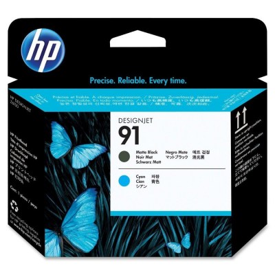 Printhead HP 91 C9460A matte black/cyan