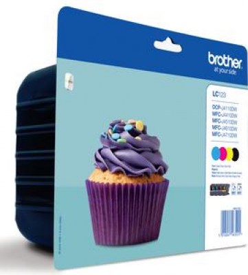Inkoust Brother LC123 VALBP multipack