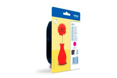 Inkoust Brother LC121M magenta